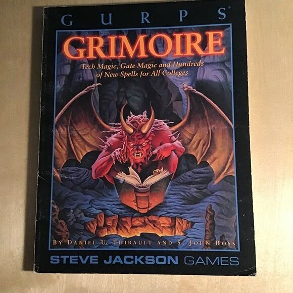 GURPS Grimoire Tech Magic, Gate Magic and Hundreds of New Spells for All College - Picture 1 of 2